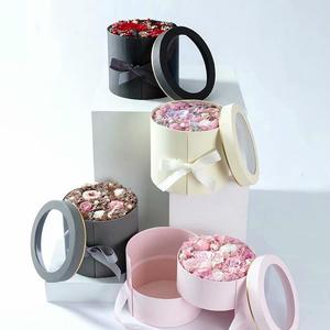 Wholesale Unique Luxury Cardboard Paper Flower Box with Custom Logo Print Packaging Company for Floral Gift Box