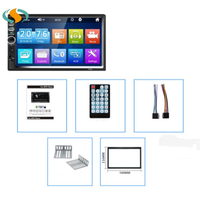 Fabricant professionnel Système Android 2 Din Radio de voiture 7 pouces Lecteur DVD de voiture Écran tactile Lecteur MP5 Musique pour VOITURE