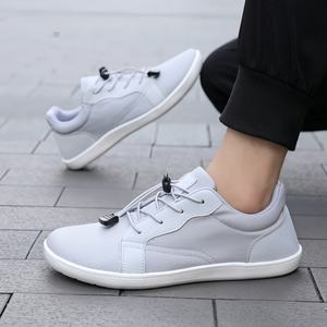 Personalizable Unisex al aire libre minimalista cero gota caminar estilo Zapatos descalzo con punta ancha caja calzado Zapatos Para Hombres - Product Image 3