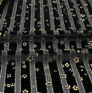 Tissu en velours extensible de luxe de conception coréenne, <span class=keywords><strong>87</strong></span>% polyester, 5% élasthanne, 8% fil d'argent, pour robe de danse, rideau - Product Image 4