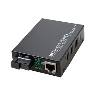 Convertisseur de média Ethernet 10/100/1000, 20Km, connecteur Rj45 Sc, convertisseur de média à Fiber optique unique