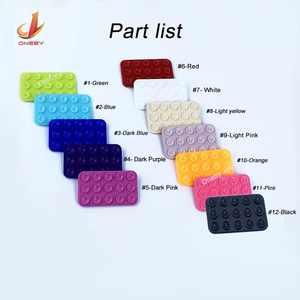 Đôi bên Silicone hút dính giường thâm quyến lười biếng Cradle di động bàn đứng Grip 360 Phụ kiện điện thoại chủ cho bàn - Product Image 2