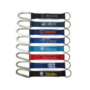 Promotional Football Sports Lanyard Keychain with Climbing Buckle Gift Strap