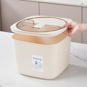 Caja de Almacenamiento de Arroz Haiung de 10L, Rectangular, con Tapa Sellada, a Prueba de Insectos, de Grado Alimenticio - Product Image 5