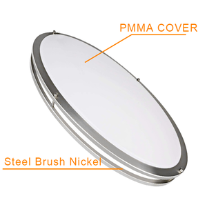 Worbest 32 ''3cct hiện đại Độ sáng cao <span class=keywords><strong>LED</strong></span> Flush núi cho phòng khách giường phòng trang trí đèn ETL <span class=keywords><strong>CE</strong></span> giấy chứng nhận - Product Image 2