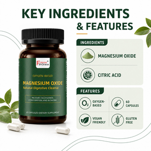 Cápsulas de Extractos de Magnesio Shecome Premium, Apoyo para la Limpieza Digestiva para Adultos, Suplemento Herbal de Magnesio - Product Image 4
