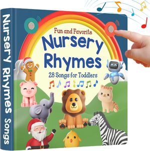 Enfants préférés 28 comptines bouton tactile tableau de musique livres impression apprentissage livre de son intelligent pour les enfants - Product Image 2