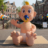 BOYAN Ballon gonflable personnalisé pour bébé, modèle de poupée de dessin animé hollandaise pour fête d'anniversaire