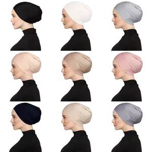 Hijab Deportivo Ligero de poliéster 100% para mujer, secado rápido, venta al por mayor, hecho en Pakistán, debajo del casco, protección solar, bufanda Islámica - Product Image 6