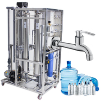 Personnalisé 500L/H 3200gpd 6 7 8 Étape Maison Osmose Inverse Filtre À Eau Électronique Filtration Ro Équipement De Traitement Système