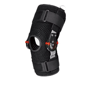 Adjustable Sports <b>Knee</b> <b>Brace</b> Black Rehabilitation <b>Support</b> For Joint Fixation Unisex Protective Gear Accessories - Product Image 1