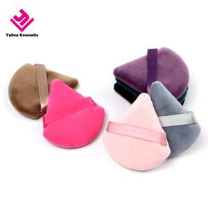 Tam giác nhung bột Puff Fluffy mềm ướt khô Mỹ phẩm tạo nên miếng bọt biển cho nền tảng Bronzer <span class=keywords><strong>Blusher</strong></span> - Product Image 2