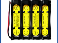 Support de batterie au lithium 18650 1S1P 1S2P 1S3P 1S4P 3.7V 7.4V 11.1V 14.8V avec carte de protection PCM BMS PCB 3A 5A