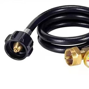 Portable Gas <b>Stove</b> Hose Adapter Stainless Steel 1lb to 20lb Propane Conversion Camping Outdoor Use - Product Image 5