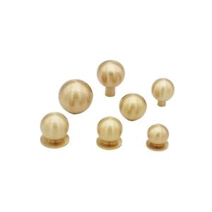 Cabinet Handles Kitchen Cabinets Handle Drawer Pulls Brass Material Cabinet <strong>Door</strong> <strong>Knobs</strong> Furniture Round <strong>Knob</strong> - Product Image 4