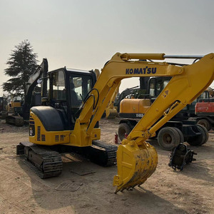 Retroexcavadora Pequeña Usada de 5.5 Toneladas, Excavadora Komatsu PC55MR con Aire Acondicionado, Excavadora Komatsu PC55MR de Segunda Mano en Buenas Condiciones - Product Image 6