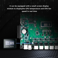 Carte mère intégrée Intel I5 1235U avec 6 ports LAN 2,5 Gbps, DDR4 max 32 Go pour routeur logiciel, serveur, passerelle, pare-feu