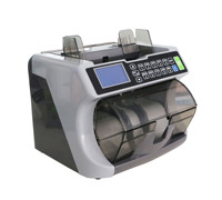 DONGBO DB550UVMG Compteuse de billets professionnelle à chargement frontal haute vitesse multi-devises avec tri automatique UV/MG 3D DEN DD