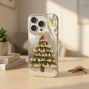 Coque de téléphone de qualité supérieure en PC antichoc avec motif animal de Noël pour 16 Pro Max/14/15 Plus/13/12 Pro - Product Image 5