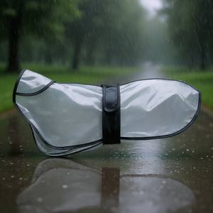 Imperméable pour animaux de compagnie Tarbes S 42 cm transparent avec bord noir pour chiens - Product Image 3