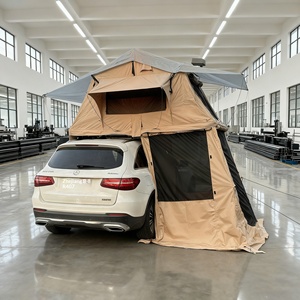 Tente de toit courte à toit souple, directement de l'usine, avec auvent arrière, imperméable, en tissu Oxford quatre saisons - Product Image 4