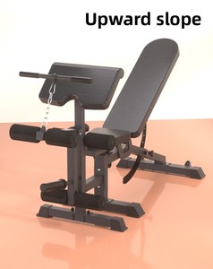 <span class=keywords><strong>Banco</strong></span> de Pesas Multifuncional Plegable de Alta Resistencia Ajustable para Inclinación, Declinación, Press con Mancuernas, Flexiones de Piernas, Extensión, Bíceps y Abdominales - Product Image 6