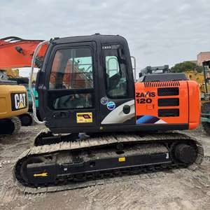 Excavadora HITACHI de tamaño mediano conveniente de la marca japonesa más vendida en todo el mundo, 12 toneladas, excavadora usada ZX120 de Japón ZX50 ZX70 ZX130 - Product Image 1