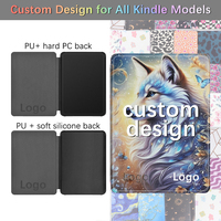 Étui Kindle Personnalisé pour Kindle Paperwhite Colorsoft, Design Photo DIY et Texte sur Mesure, Housse de Protection