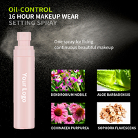 Spray Fixateur Liquide Matifiant Minéral Professionnel Personnalisable avec Votre Logo, Hydratant et Longue Tenue, Marque Privée