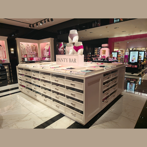 Kainice Ropa de Pared de Diseño Nórdico Multicapa, Estante de Madera, Accesorio de Tienda de Ropa Interior y Lencería para Mujer - Product Image 4