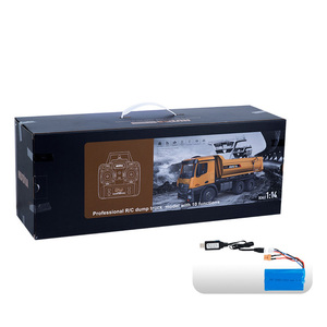 LEHOO <span class=keywords><strong>Huina</strong></span> <span class=keywords><strong>1582</strong></span> 1/14 10CH RC Camión volquete Camión de construcción de aleación 2,4 GHz Control remoto RC Camión volquete - Product Image 6