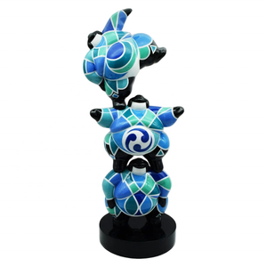 Escultura de <span class=keywords><strong>Sumo</strong></span> de Fibra de Vidrio Pintada a Mano de 10 Pies, Personalizada Directamente de Fábrica, para Decoración de Galerías de Arte, Hogares, Oficinas, Hoteles y Tiendas - Product Image 3