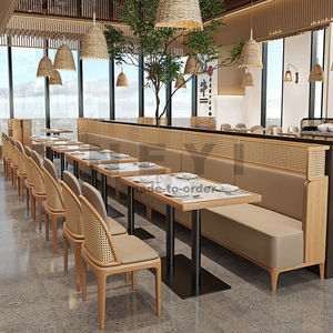 Bester Preis Retro Vintage Antique Wooded Cafe Coffee Shop Tische und Stühle Set für Restaurant Cafe Bar Möbel verwendet - Product Image 2