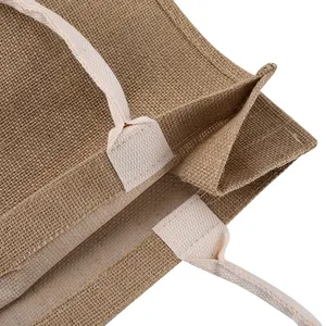 Eco-friendly Bag Eco-friendly Reusable Nature Organic Jute Hemp Shopping Tote Bags