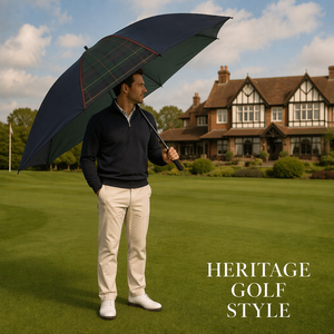 Extra Large Double Canopy Golf <b>Umbrella</b> with Ventilated <b>Windproof</b> Design Ergonomic Cushioned Grip <b>Umbrella</b> for Rainy Days - Product Image 3