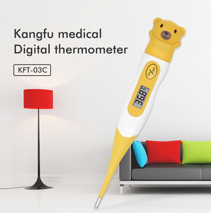 고감도 빠른 읽기 LCD 화면 온도계 의료 방수 전자 프로브 온도계 - Product Image 6