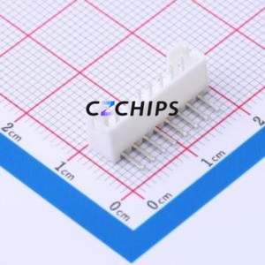 WAFER-PH2.0-8PWZ Wire-to-Board Pin Header Bent Lead Through Hole,P=2mm Connector 1x8P 2mm Right Angle Insert PH - Product Image 1