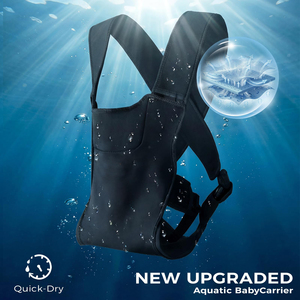 Porte-bébé ergonomique léger et réglable pour bébés et tout-petits, pour papa et maman, idéal pour la piscine, la plage, la randonnée et les voyages - Product Image 2