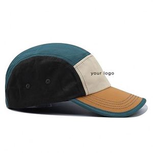 Casquette décontractée de baseball d'extérieur personnalisée respirante en sergé de nylon à 5 panneaux, design non structuré, pour hommes et femmes - Product Image 3