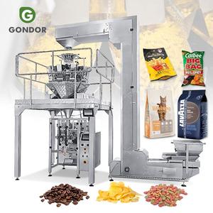 Machine d'emballage verticale pour sachets préformés autoportants de remplissage et scellage de noix d'amandes, grains de café et snacks - Product Image 1