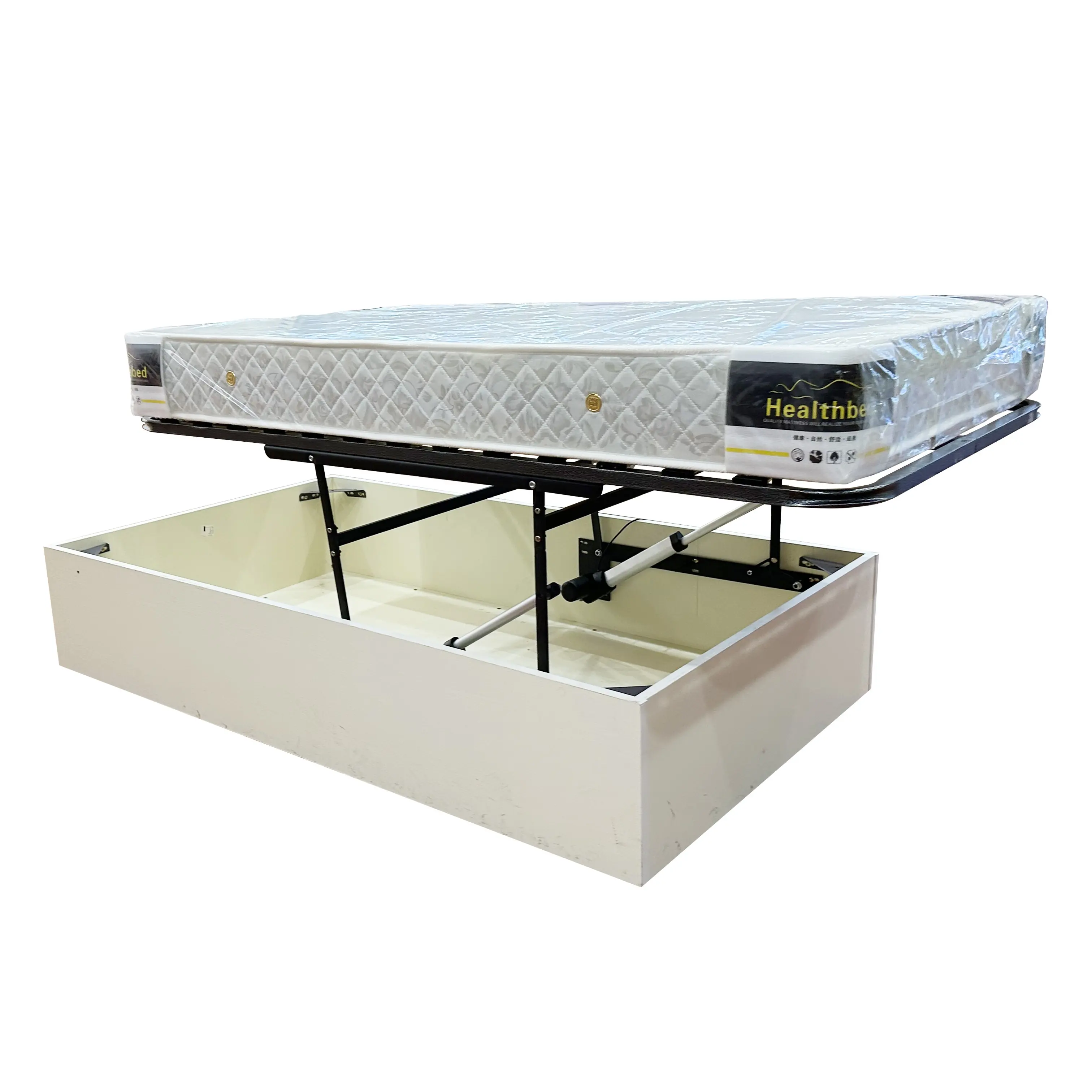 Electric parallel support gas spring bed hinge height adjustable floding electric bed lifting mechanism