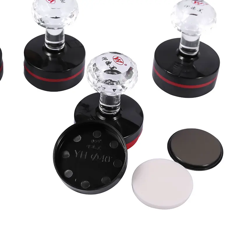 YH Stempel Lampu Kilat Kristal, Kualitas Tinggi Bundar/Persegi/Oval/Stempel Fotosensitif