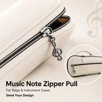 Tirettes de fermeture éclair rondes personnalisées en métal, remplacement de tirettes de fermeture éclair en alliage de zinc poli miroir, inaltérable, pour sacs d'instruments et sacs à main