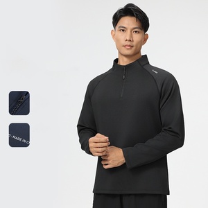 Wholesale Plus Size Half-zip Stand Collar Outdoor Sports Quick-drying Exercise Running Sweatshirt <b>Jackets</b> - Product Image 1