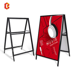 معدن تجاري حامل عرض بإطار حديد مزدوج الوجهين للترقيات في صالة الألعاب الرياضية - Product Image 4