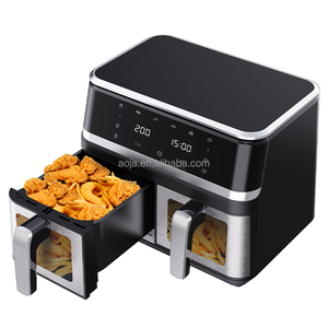 Nueva Tendencia en Electrodomésticos de Cocina: Freidora de Aire Digital Inteligente con Pantalla Grande a Color, Doble Zona de Cocción, 2 Cestas, Pantalla LED Táctil - Product Image 5
