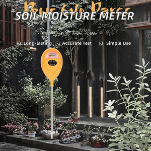Testeur d'humidité du sol sec et humide 1-10, testeur d'humidité du sol en ABS et en métal, humidimètre de style plante de jardin, fleur, pour tester - Product Image 1