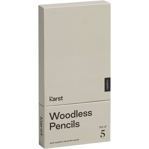 Matite carsica®Confezione da 5 matite in grafite 2B senza legno - Product Image 1