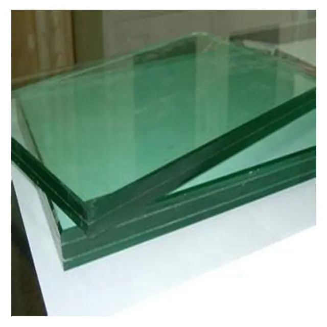 בית טכנולוגיה שילוב דקורטיבי סרט וילון למינציה זכוכית מזג מוצק שטוח מקורי סוג שולחן זוהר PVC