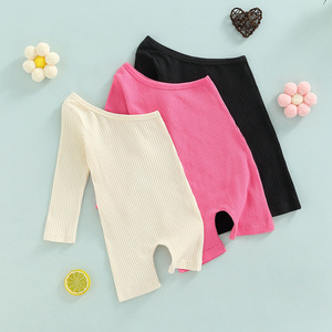 Enfant en bas âge enfants court une pièce <span class=keywords><strong>combinaison</strong></span> 2022 petite fille nouveau-né vêtements bébé fille 1 pièce bébé <span class=keywords><strong>combinaison</strong></span> vêtements d'été - Product Image 2